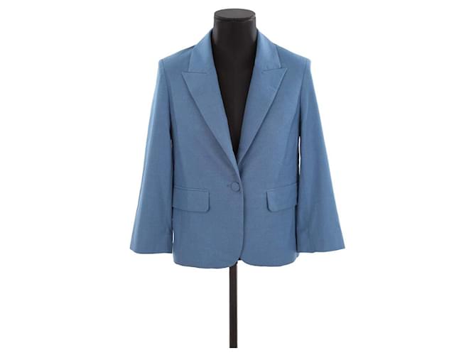 Zadig & Voltaire Blazer Blau Polyester  ref.1323224