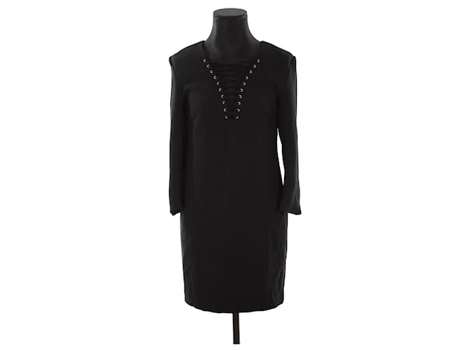 The Kooples Black dress Polyester  ref.1323231