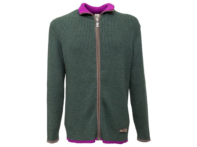 Gianfranco Ferré Strickpullover mit Reißverschluss Mehrfarben