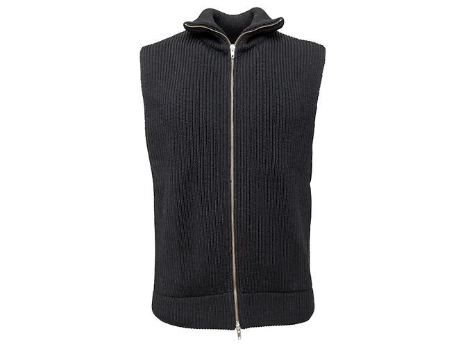 Maison Martin Margiela Maison Margiela – Strickpulloverweste mit Reißverschluss