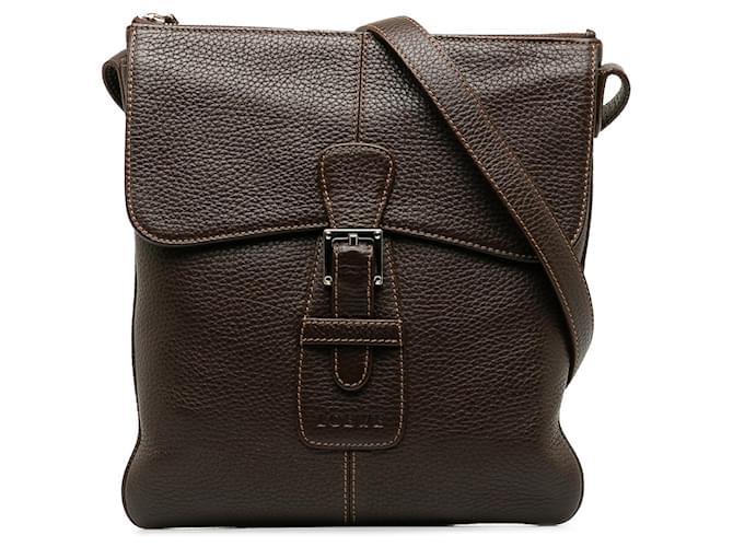Brown Loewe Leather Crossbody Bag  ref.1323261