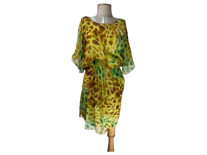 Diane Von Furstenberg Dresses Multiple colors Silk  ref.1323329