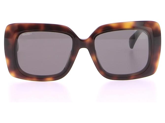 Óculos de sol MAX MARA T.  plástico Marrom  ref.1323390