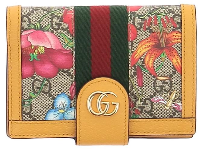 GUCCI  Purses, wallets & cases T.  leather Yellow  ref.1323393