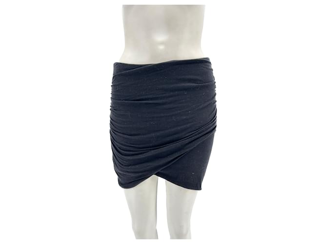 Autre Marque JAMES PERSE  Skirts T.US 1 cotton Black  ref.1323398