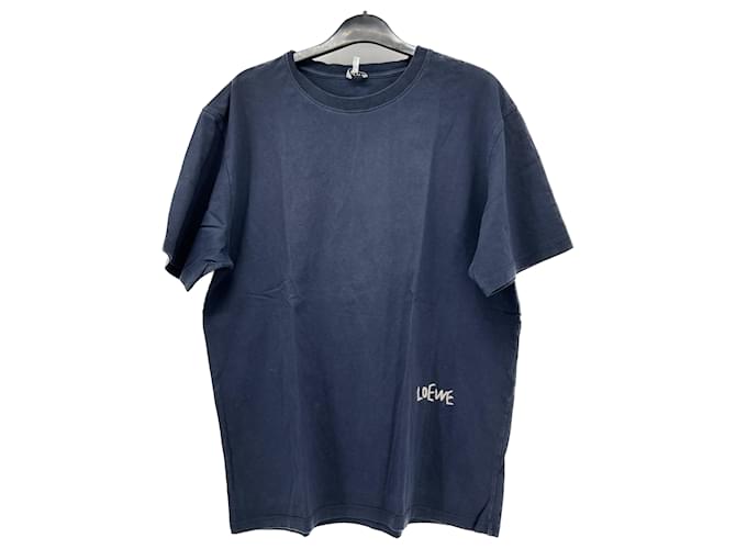 LOEWE Camisetas T.Internacional M Algodón Azul  ref.1323411
