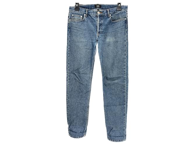 APC  Jeans T.US 31 cotton Blue  ref.1323413