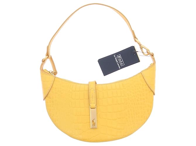 POLO RALPH LAUREN  Handbags T.  leather Yellow  ref.1323418