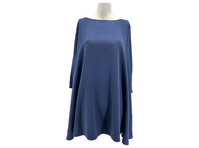 Autre Marque Modetrotter Kleid T.International S Polyester Blau