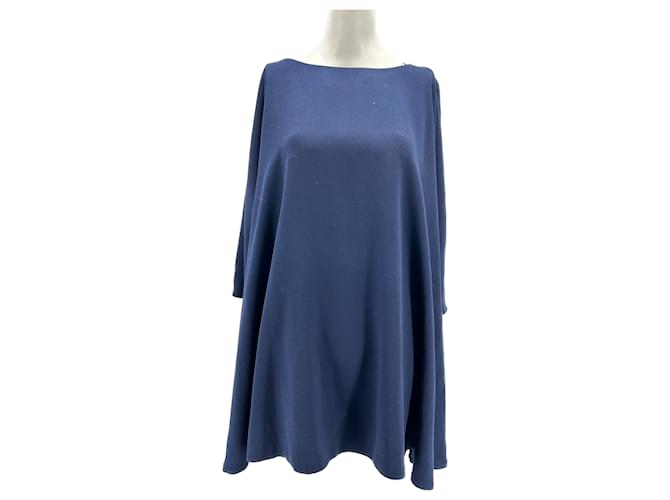 Autre Marque MODETROTTER Kleider T.Internationales S-Polyester Blau  ref.1323433