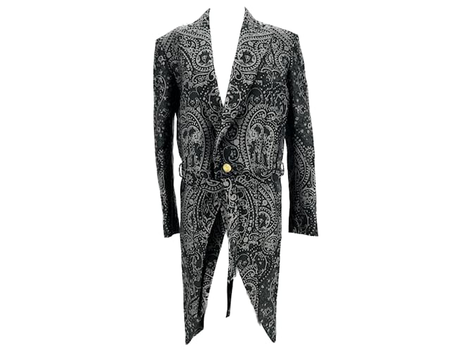 BALMAIN  Coats T.International S Wool Black  ref.1323442