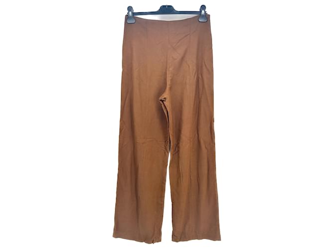 Autre Marque Loulou studio trousers T.International XS Viscose Brown  ref.1323463