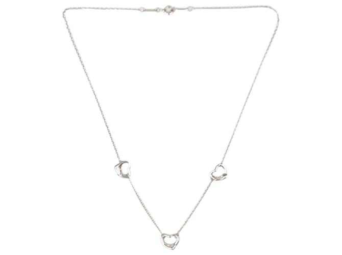 Tiffany & Co colar de coração em prata esterlina  ref.1323551