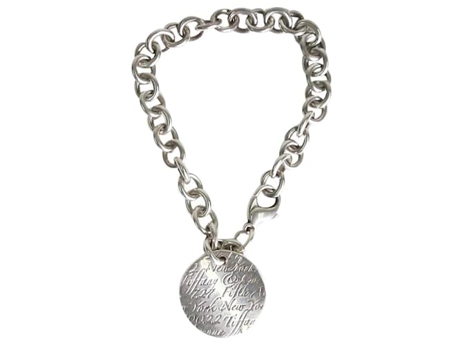 Tiffany & Co silver charm bracelet Silvery  ref.1323562