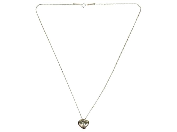 Tiffany & Co collier coeur en argent sterling Argenté  ref.1323564