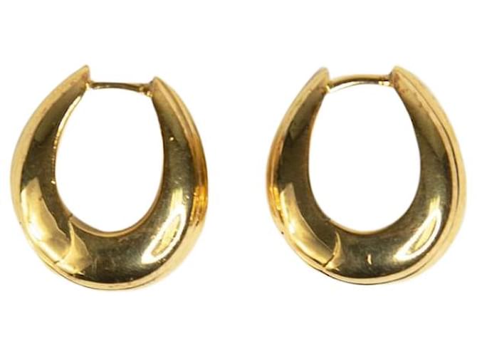 Autre Marque Gold Ice hoop earrings Golden  ref.1323572
