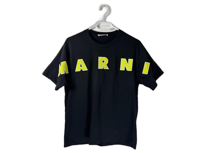 Marni Camisas Negro Multicolor Algodón  ref.1323581
