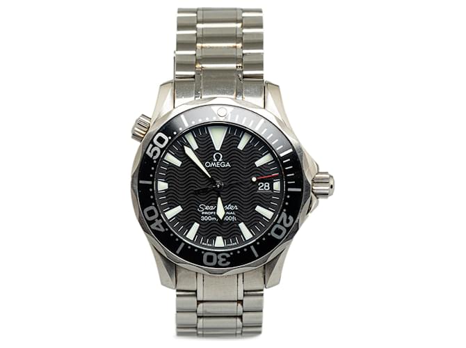 Omega Silber Quarz Edelstahl Seamaster 300M Professional Uhr Metall  ref.1323665