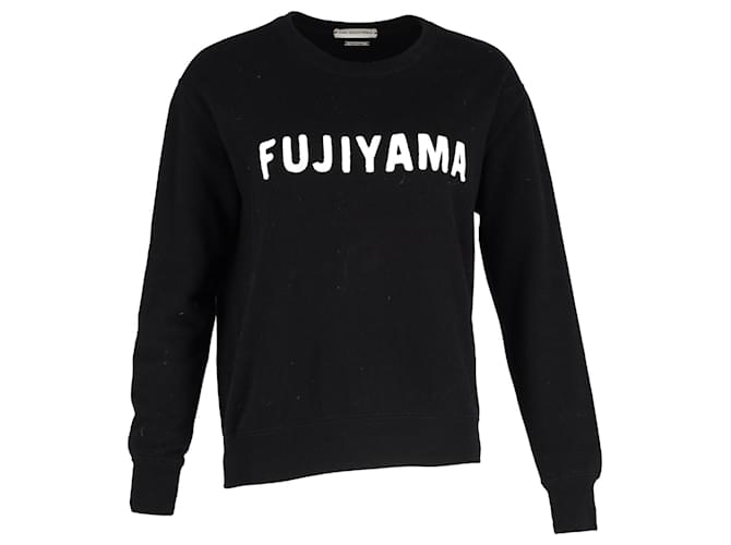 Isabel Marant Etoile Fujiyama Sweatshirt in Black Cotton  ref.1323699