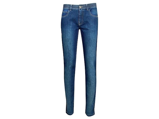 Chanel Nuovi jeans New Paris / Dallas Runway Blu navy Giovanni  ref.1323755
