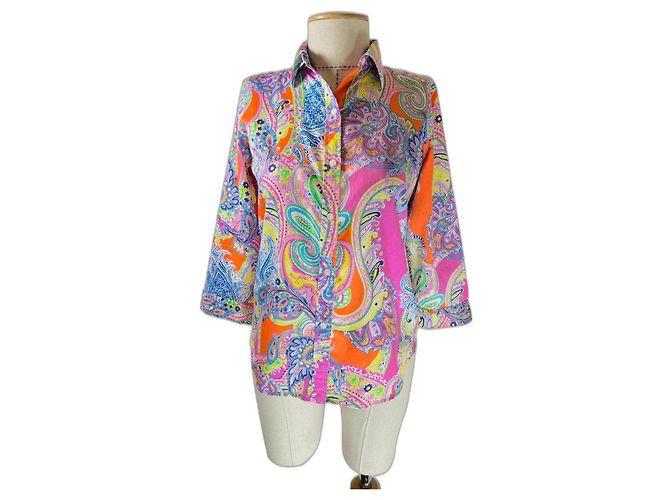 Blusa de algodão Ralph Lauren Multicor