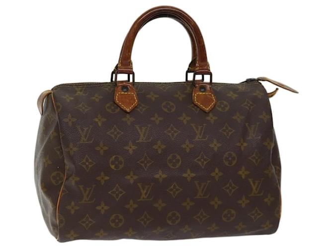 Speedy Louis Vuitton-Monogramm schnell 30 Handtasche Vintage M.41526 LV Auth ar11585b Leinwand  ref.1323882