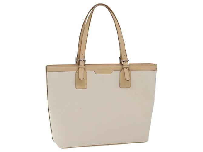 BURBERRY Tote Bag Toile Beige Auth bs13275  ref.1323919