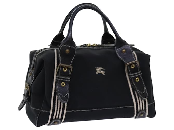 BURBERRY Hand Bag Canvas Black Auth bs13113 Cloth  ref.1323951