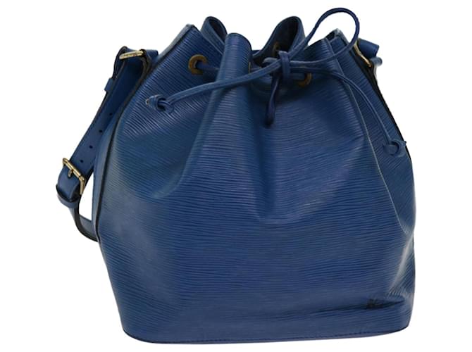LOUIS VUITTON Epi Petit Noe Shoulder Bag Blue M44105 LV Auth bs13059 Leather  ref.1323960