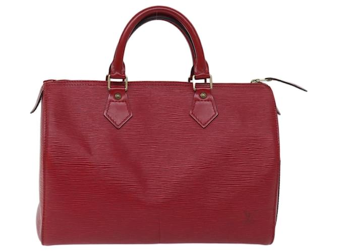 Louis Vuitton Speedy 30 Red Leather  ref.1324034