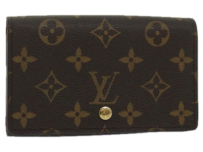 Louis Vuitton Portefeuille Brown Cloth  ref.1324122