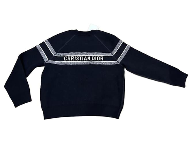 Christian Dior Knitwear Navy blue Cashmere  ref.1324295