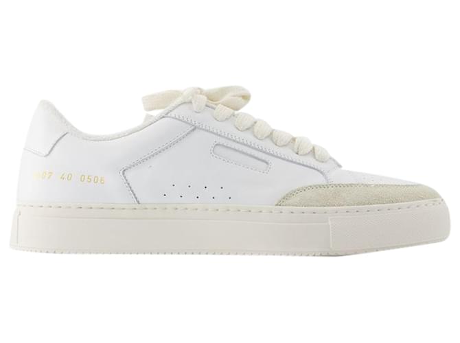 Autre Marque Tennis Pro Sneakers - COMMON PROJECTS - Leather - White  ref.1324308