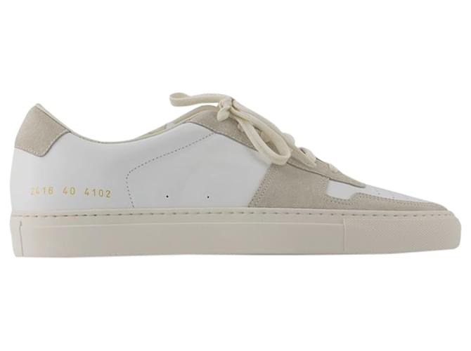 Autre Marque Baskets Bball Duo - Common Projects - Cuir - Blanc  ref.1324316