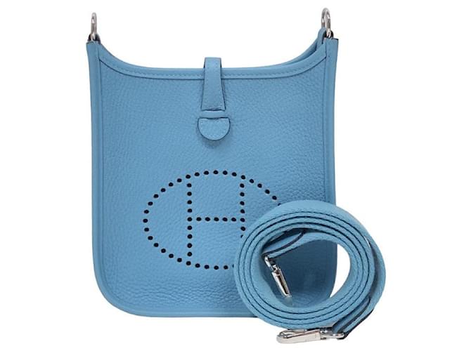 Hermès Bolsa crossbody de couro Hermes Clemence Evelyne TPM em excelente estado  ref.1324383