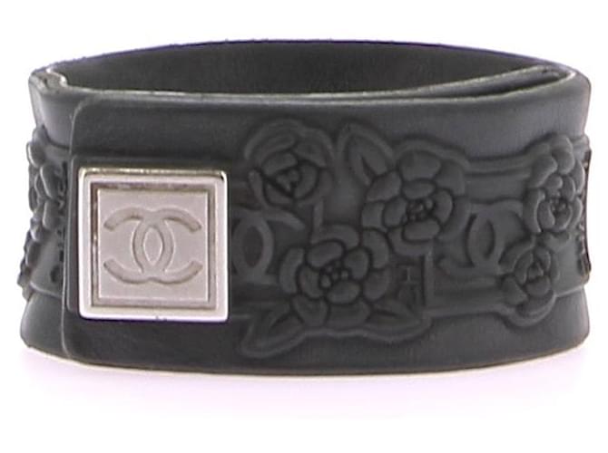 CHANEL  Bracelets T.  leather Black  ref.1324386