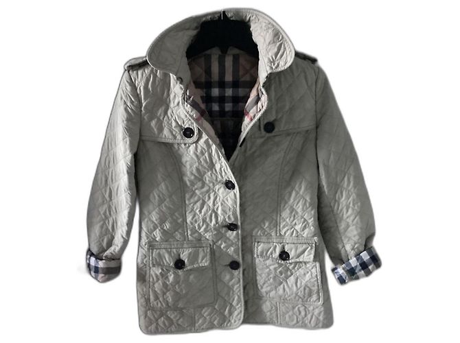 Burberry Jacket Beige Polyester