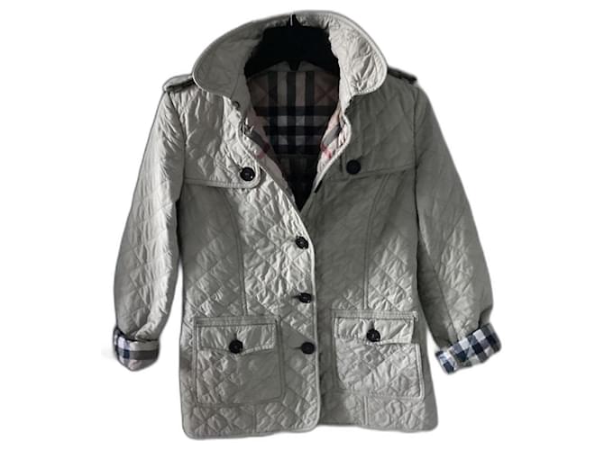 Burberry Jackets Beige Polyester  ref.1324424