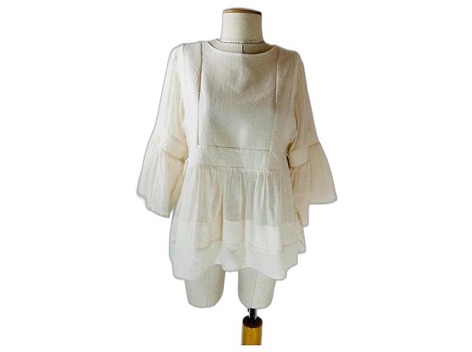 Top in cotone beige Closed