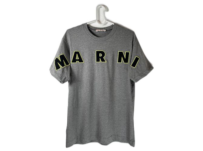 Camiseta Marni Gris de Algodón