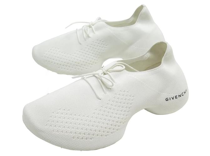 NEW GIVENCHY TK SHOES-360 BE002VE1HC SNEAKERS 37 SNEAKERS BOX SHOES White Cloth  ref.1324545