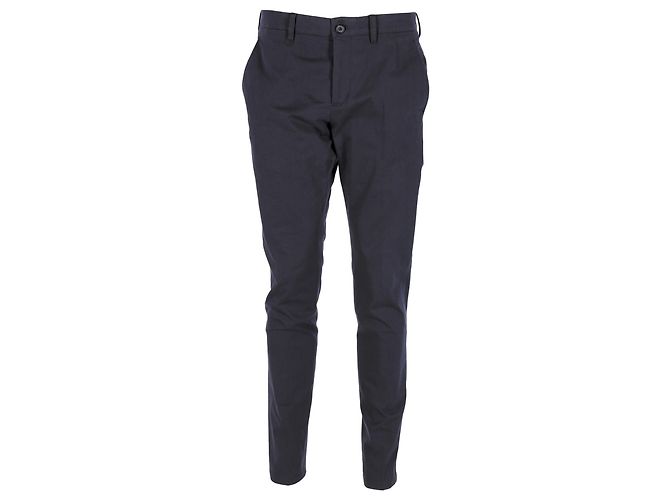 Pantaloni Prada in cotone Blu Navy