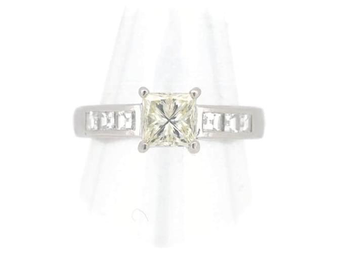 Tasaki Platinum Diamond Ring Metal  ref.1324657