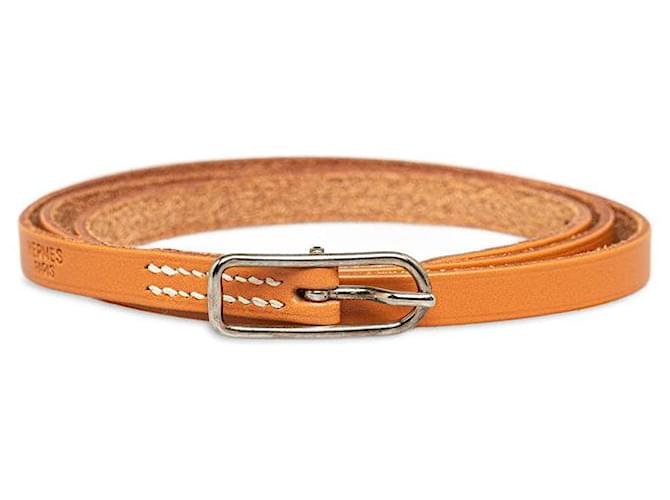 Hermès Bracciale Hermes in pelle Hapi Bracciale in pelle in buone condizioni  ref.1324706