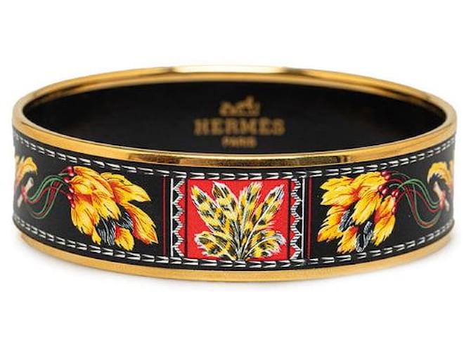 Hermès Wide Enamel Bangle  ref.1324708
