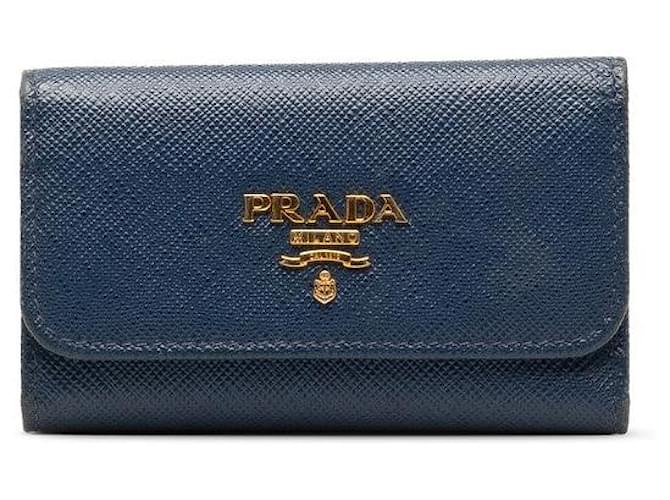 Prada Saffiano leather 6 key holder 1PG222  ref.1324742