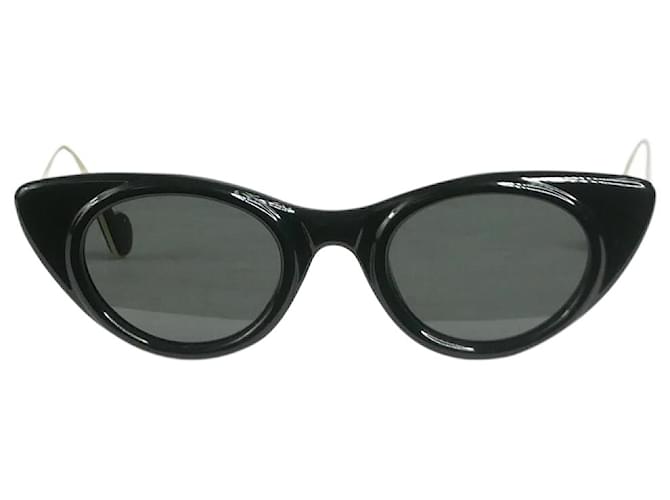 Moncler Black cat eye sunglasses Acetate  ref.1324762