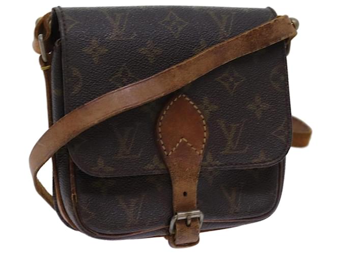 LOUIS VUITTON Monogram Cartouchiere PM Shoulder Bag Vintage M51254 Auth yk11403 Cloth  ref.1324973