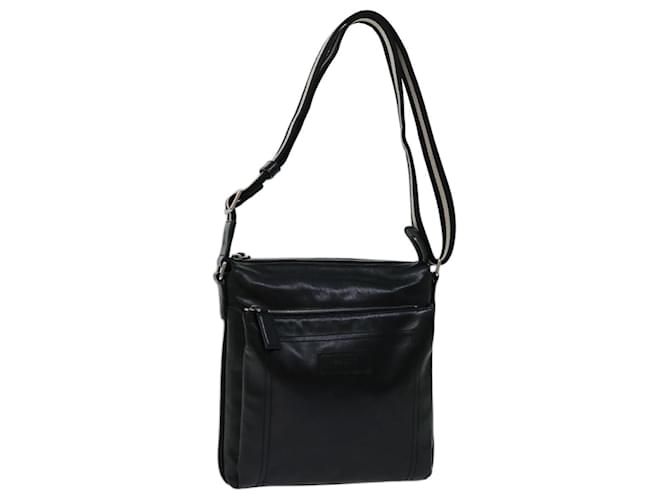 BALLY Shoulder Bag Leather Black Auth bs13347  ref.1324999