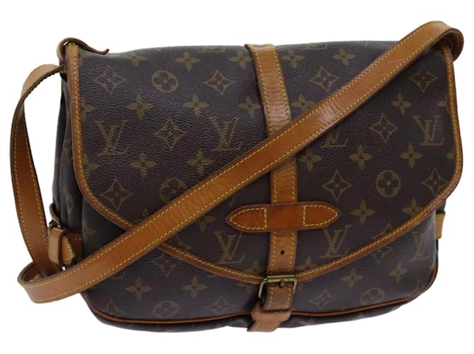 Louis Vuitton Monogram Saumur 30 Shoulder Bag M42256 LV Auth ar11621b Cloth  ref.1325008